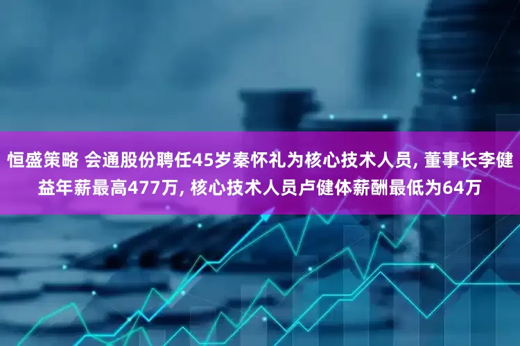 恒盛策略 会通股份聘任45岁秦怀礼为核心技术人员, 董事长李健益年薪最高477万, 核心技术人员卢健体薪酬最低为64万